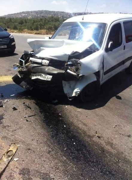 إصابة مواطنين جنوب جنين في حادث سير ذاتي