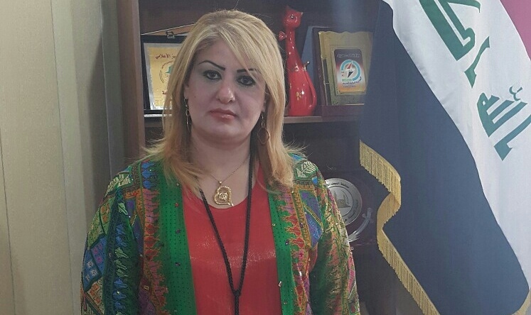 سهاد القيسي إعلامية عراقية تحمل هموم الوطن
