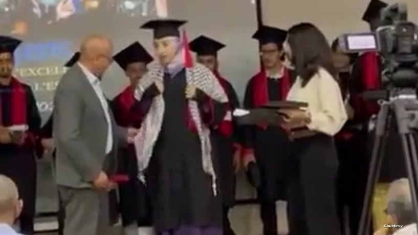 المغرب.. جدل بعد رفض عميد كلية تسليم جائزة لطالبة ترتدي "الكوفية" الفلسطينية
