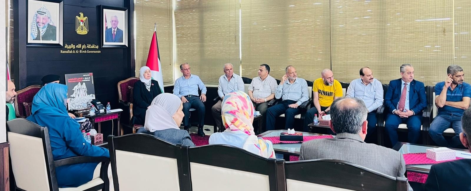 محافظة رام الله والبيرة تعقد اجتماعاً لمجلسي الطوارئ والتنفيذي استعدادا لأي طارئ
