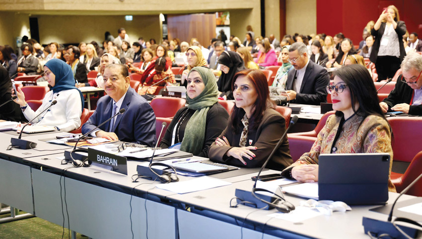 خلال منتدى النساء البرلمانيات بـ"جنيف".... لا قيود تشريعية أو مجتمعية على مشاركة المرأة البحرينية السياسية وصنع القرار
