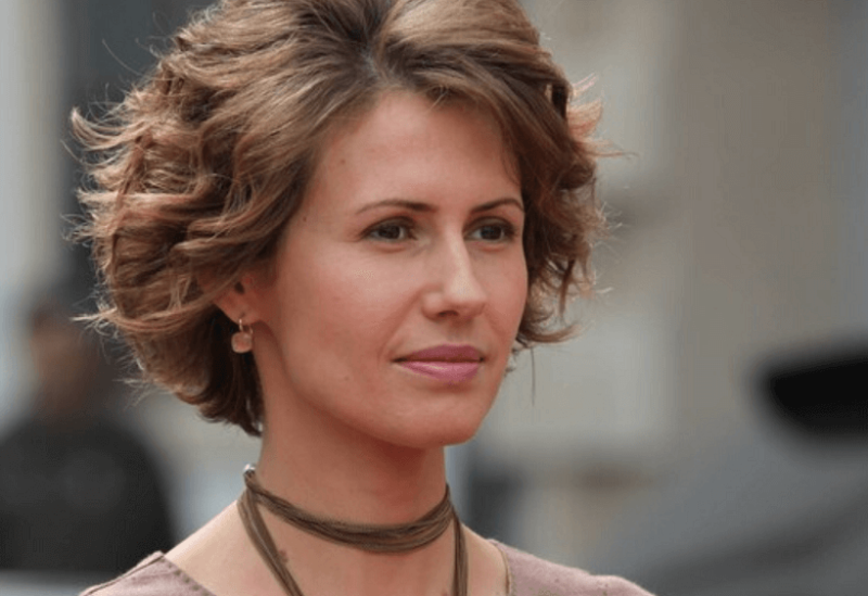 إصابة السيدة الأولى لسوريا أسماء الأسد بمرض اللوكيميا
