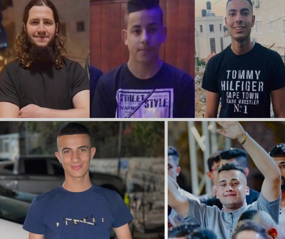 خمسة شهداء برصاص الاحتلال بينهم طفل في القدس والخليل
