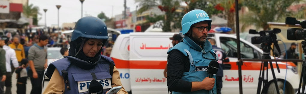 In solidarity with Gaza's journalists
