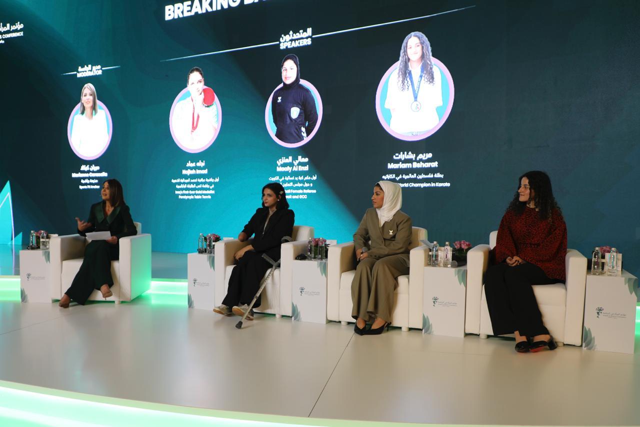 مريم بشارات تمثل الرياضة النسوية الفلسطينية بمؤتمر "المرأة في الرياضة"


