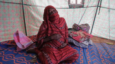 خاطرت العشرات من النساء الحوامل بحياتهن وأطفالهن للفرار من مدينة الفشار في السودان
