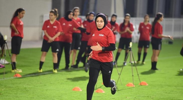 الحكمة الدولية هبة سعدية تجتاز اختبار اللياقة البدنية لبطولة الأندية الآسيوية للسيدات

