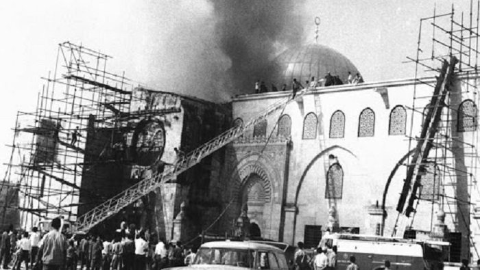 55 عاما على إحراق المسجد الأقصى
