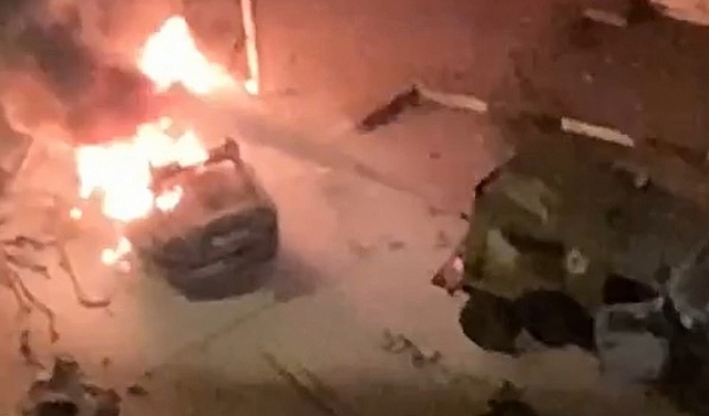  ثلاثة شهداء في قصف طائرة مسيرة مركبة قرب مخيم بلاطة شرق نابلس
