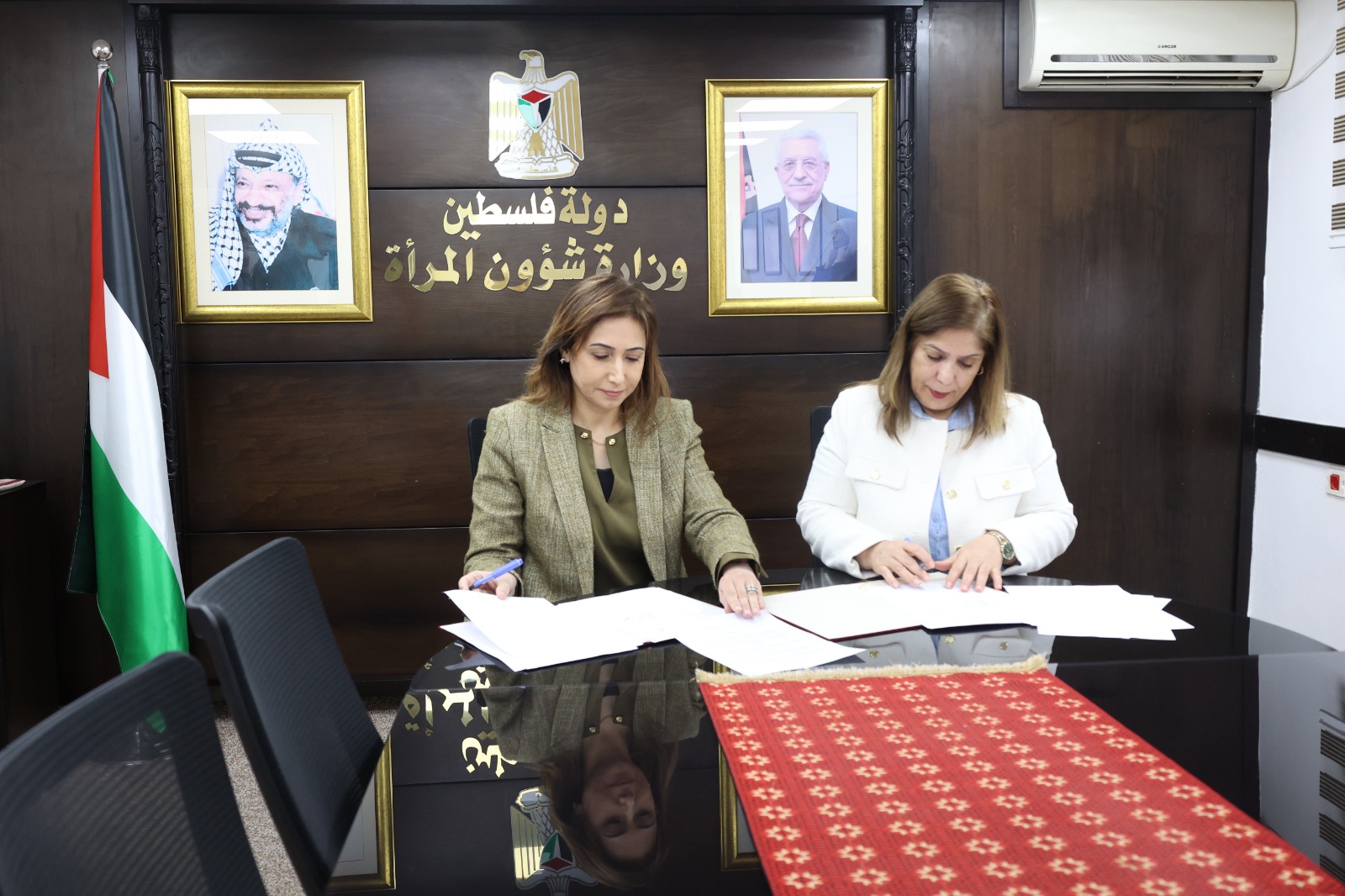 وزارة شؤون المرأة وهيئة الامم المتحدة للمراة في فلسطين توقعان مذكرة تفاهم استراتيجية