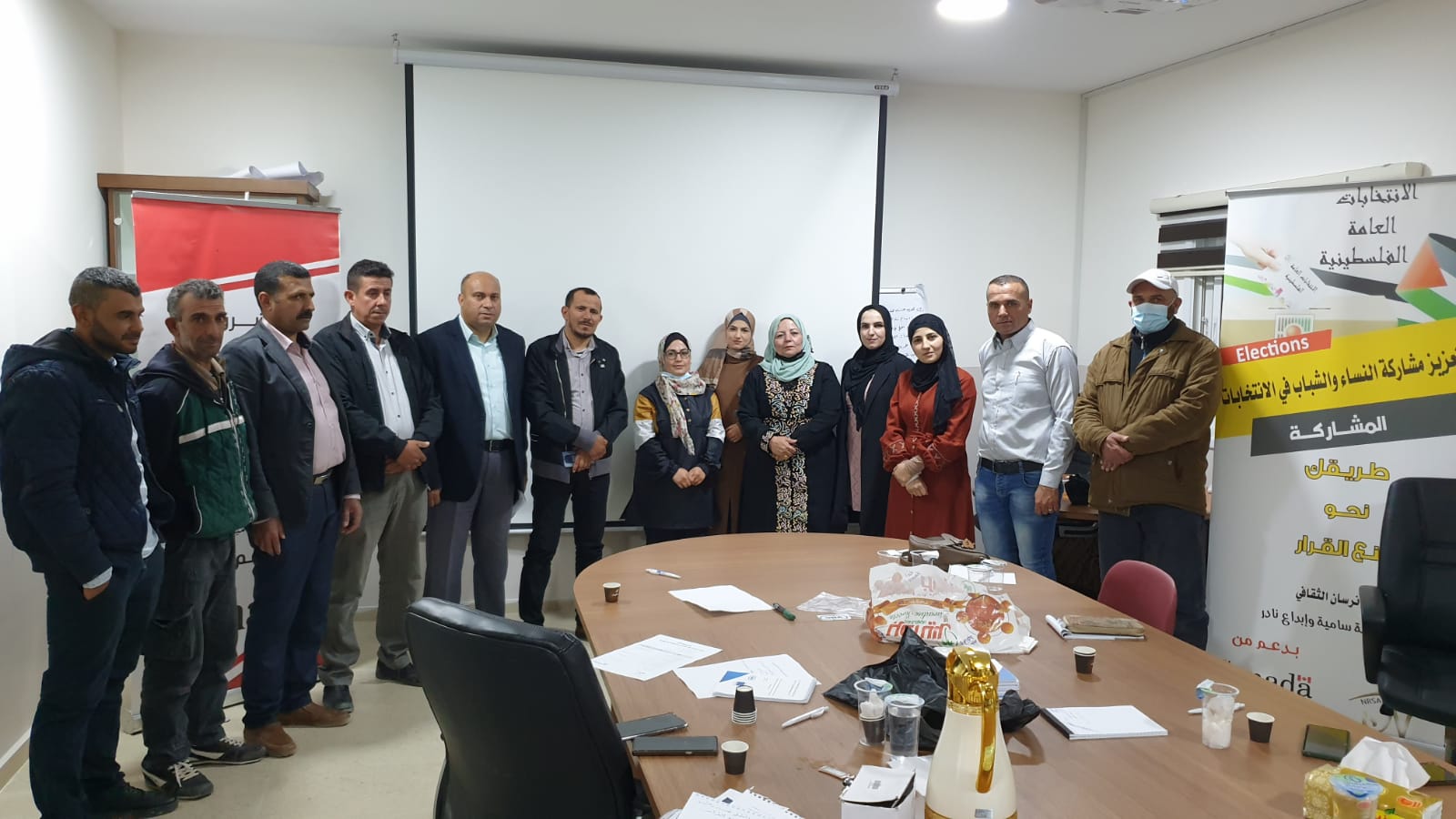 إطلاق مشروع تعزيز مشاركة النساء والشباب في الانتخابات الفلسطينية
