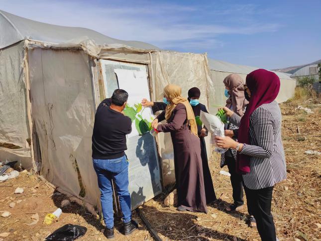 يوم تدريبي لمزارعات اليقطين المعلق في الجلمة
