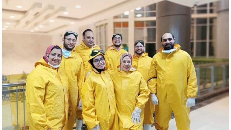 فيروس كورونا: المصريات يتصدرن صفوف القتال في المعركة
