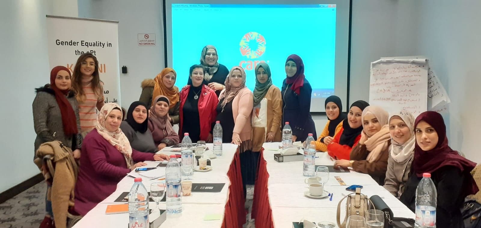 صوت| منظمة كير العالمية: إنشاء أربعة مجالس قيادية نسوية بأربعة مخيمات فلسطينية
