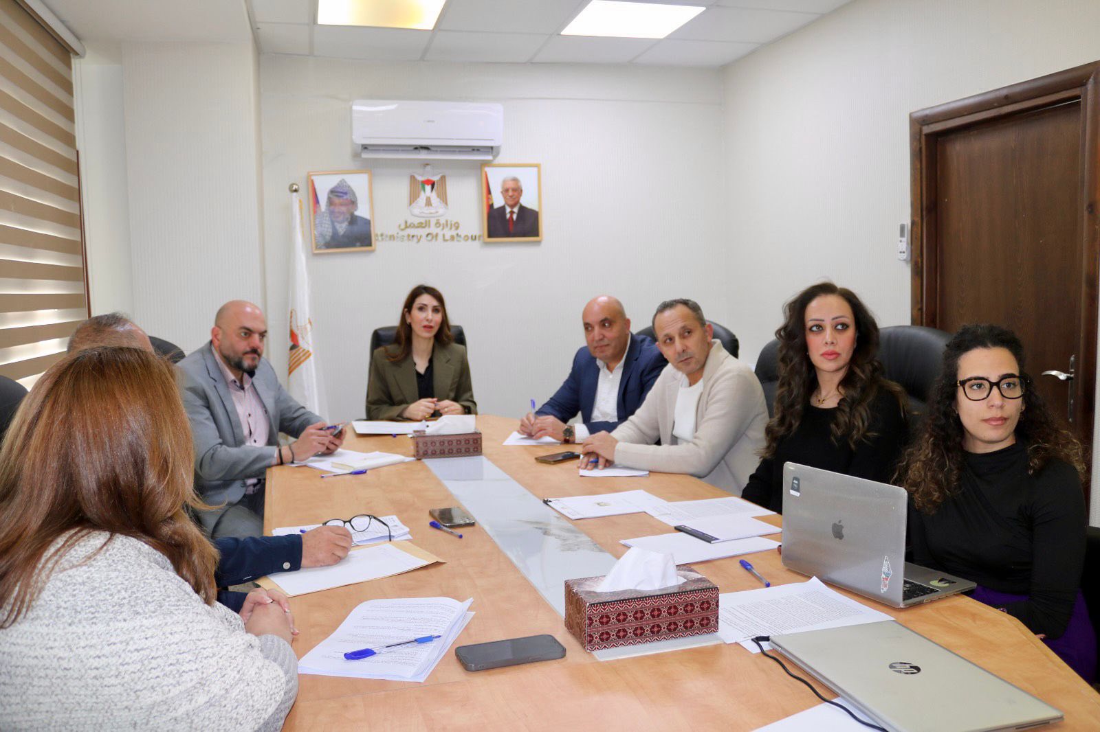 وزيرة العمل تطلع بعثة المدير العام لمنظمة العمل الدولية على واقع سوق العمل الفلسطيني والانتهاكات بحق العمال*
