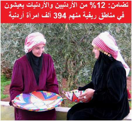تضامن: 12% من الأردنيين والأردنيات يعيشون في مناطق ريفية منهم 394 ألف امرأة أردنية
