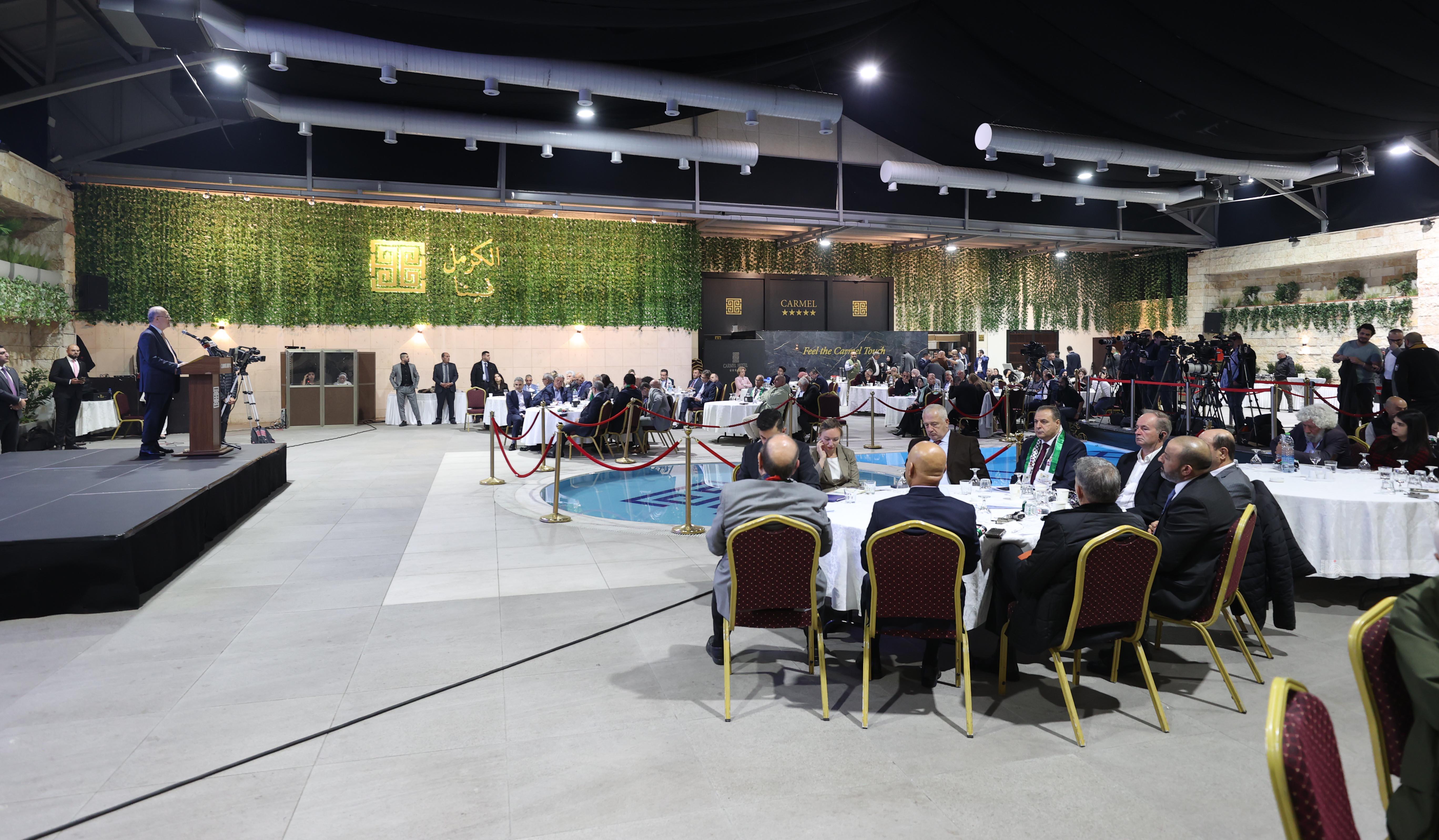 افتتاح المؤتمر الدولي الأول لتنمية الإعلام الفلسطيني

