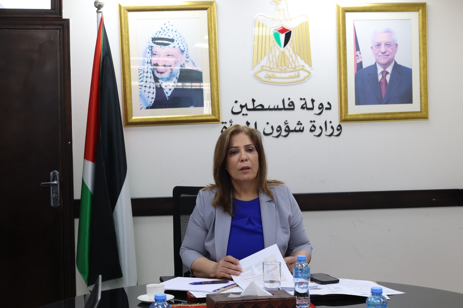 وزيرة شؤون المرأة وهيئة الأمم المتحدة للمرأة يعقدان لقاء تنسيقياً لتعزيز تدخلات دعم وتمكين المرأة الفلسطينية