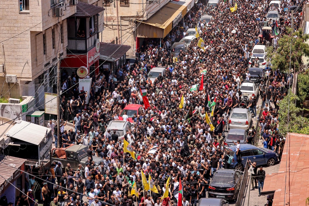 صور|| جنين تودع 9 من شهداءها في حشد مهيب
