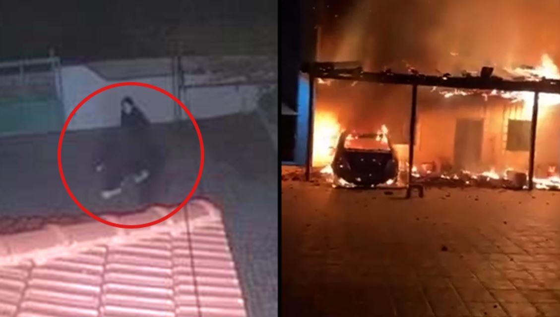 مستوطنون يحرقون منزلًا ومركبة شمال رام الله
