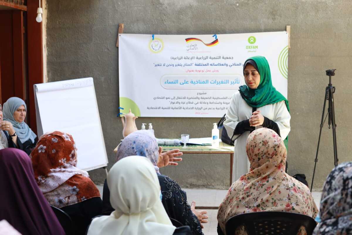 الإغاثة الزراعية تنفذ سلسلة ورش توعوية حول التغير المناخي للمزارعات

