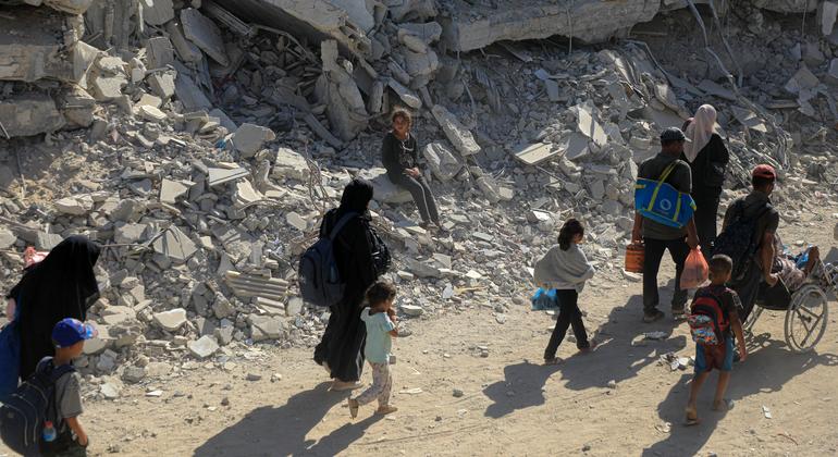أوتشا: المواطنون في غزة ينامون في العراء دون أي حماية


