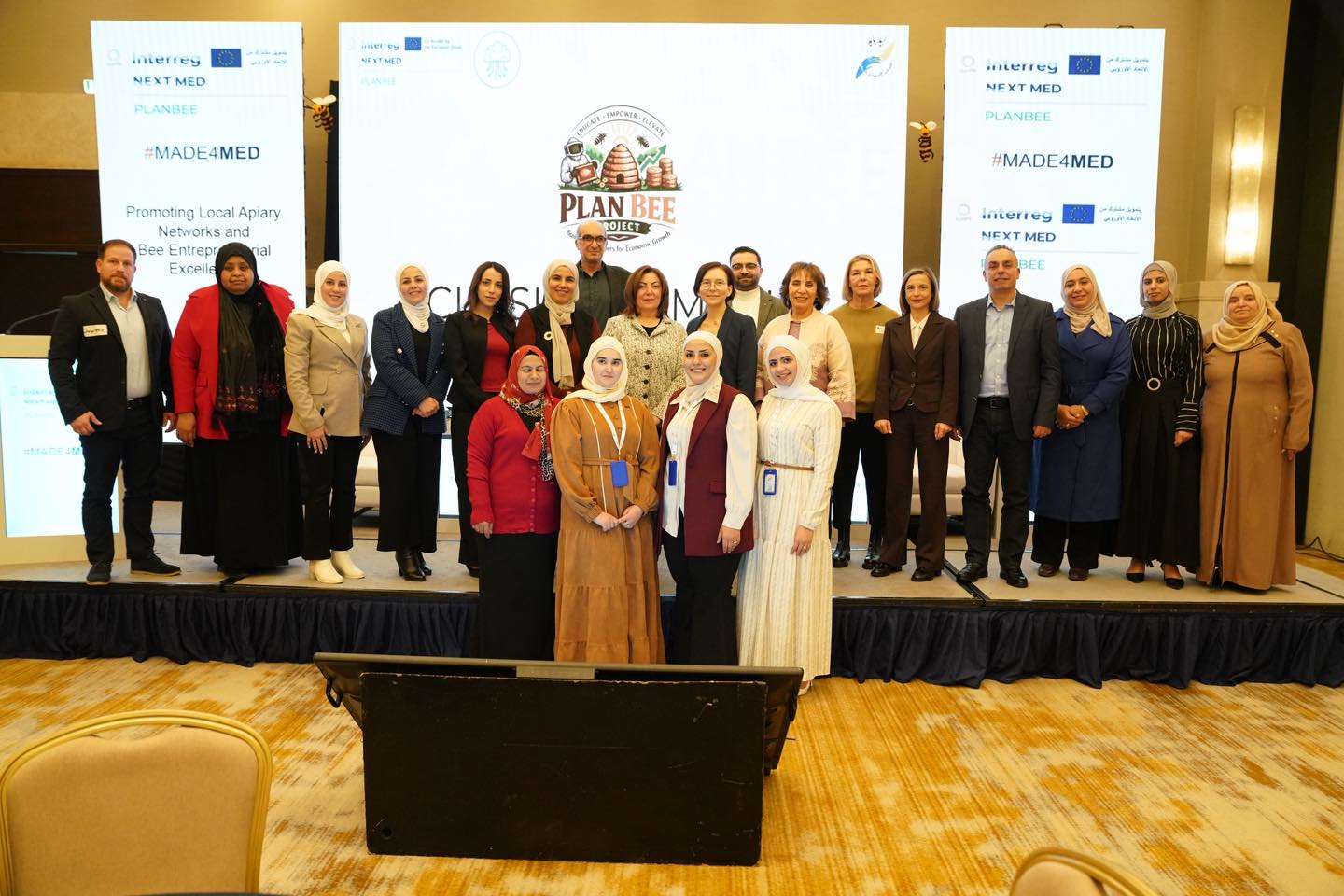 إطلاق مشروع PLANBEE في عمّان لتعزيز اقتصاد النحل والتنمية الريفية في فلسطين والمنطقة

