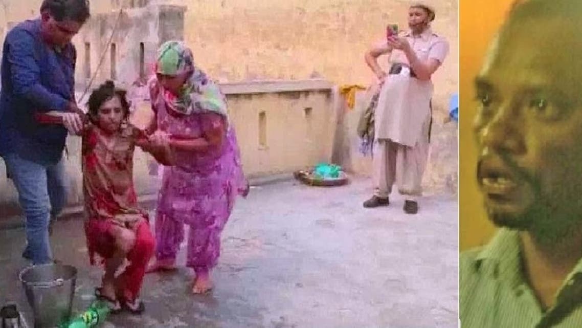 شاهد امرأة يخرجونها من حمام حبسها زوجها فيه 18 شهراً
