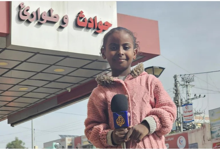 لمى أبو جاموس على خطى الدحدوح.. رسائل أصغر صحفية بغزة للعالم
