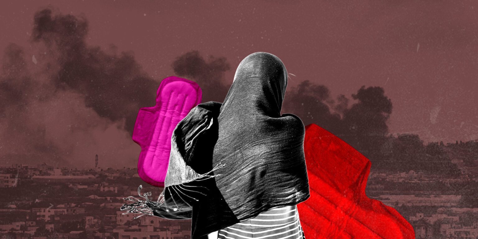 صوت| حين تصبح أبسط الحقوق حلمًا مستحيلاً ..  الدورة الشهرية تتحول إلى معاناة في غزة

