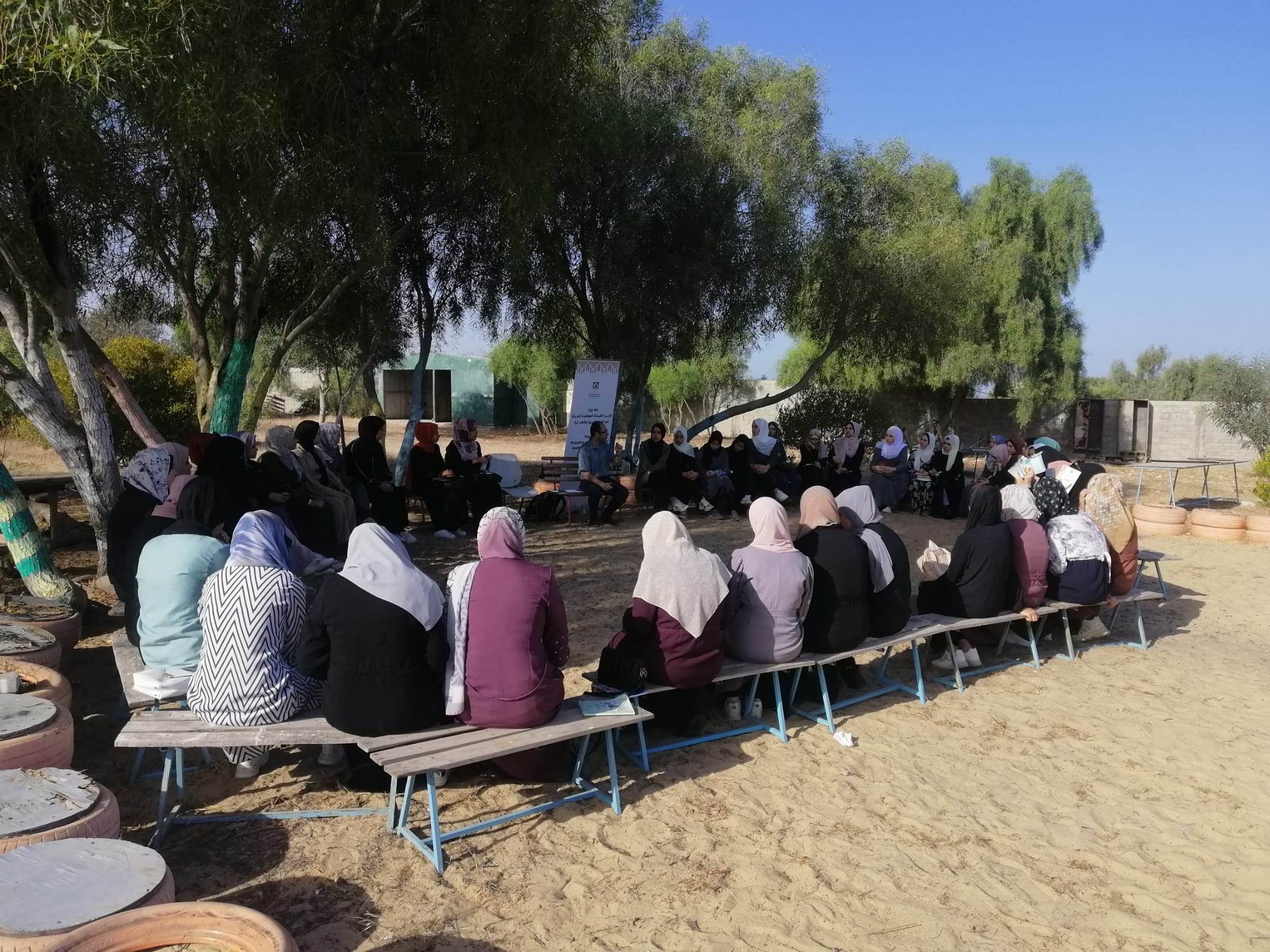 غزة: طاقم شؤون المرأة  يعقد لقاءً توعوياً حول" تعزيز المشاركة السياسية للنساء في المجتمع الفلسطيني"
