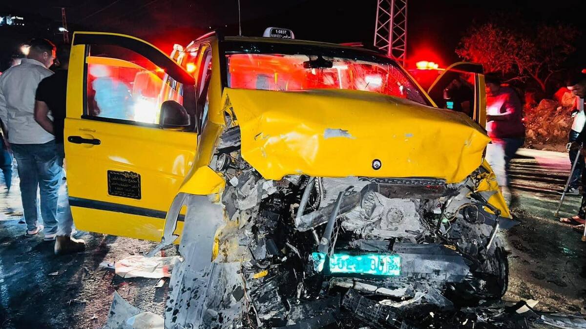 مصرع مواطن وإصابة 6 آخرين بحادث سير شرق طولكرم
