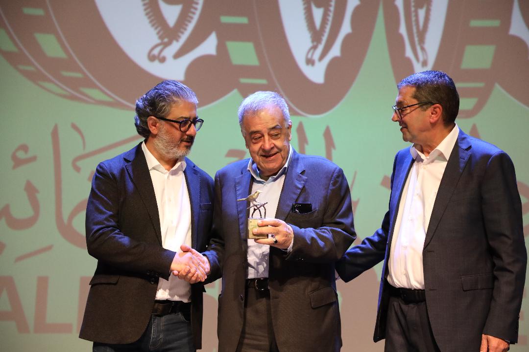 مهرجان "أيام فلسطين السينمائّية" الدولي يختتم فعالياته بالإعلان عن فائزي طائر الشمس الفلسطيني ويعرض فيلم "فرحة
