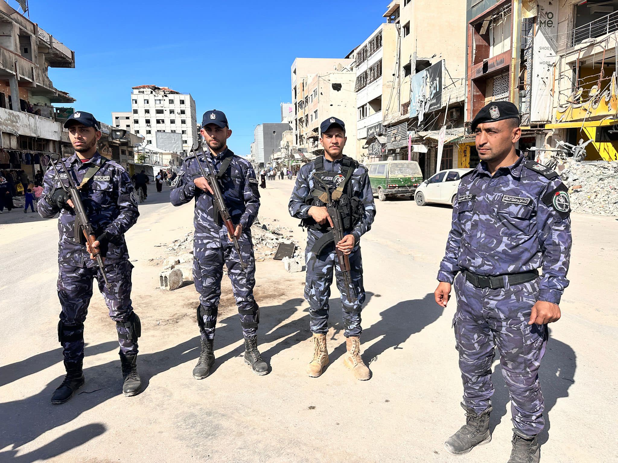 الضمير تزور مركز شرطة الزيتون في مدينة غزة لتفقد سير العمل الشرطي وإجراءات التوقيف
