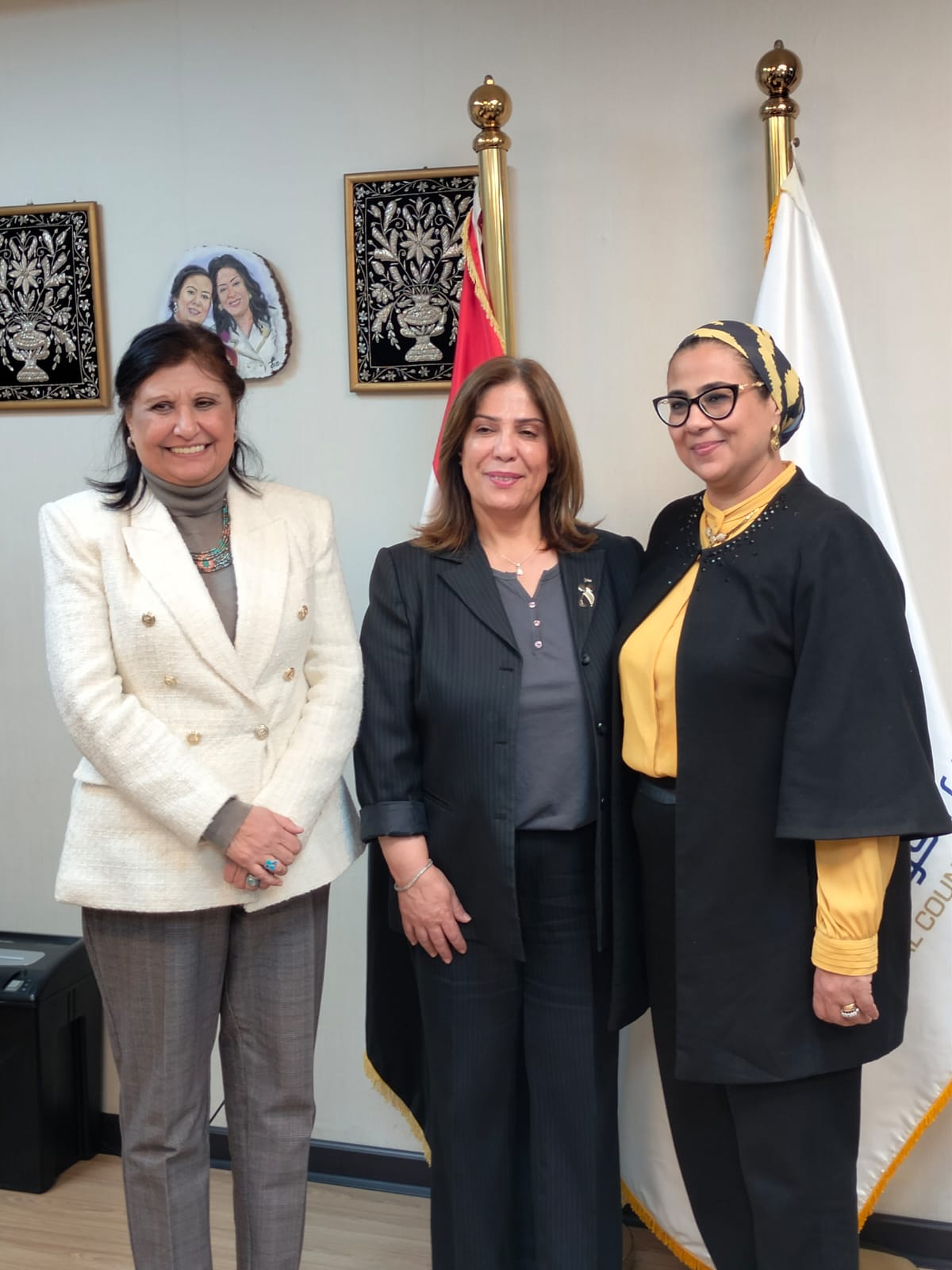 وزيرة شؤون المرأة الفلسطينية ورئيسة المجلس القومي للمرأة المصرية تبحثان تعزيز الدعم للنساء الفلسطينيات وتلبية احتياجاتهن

