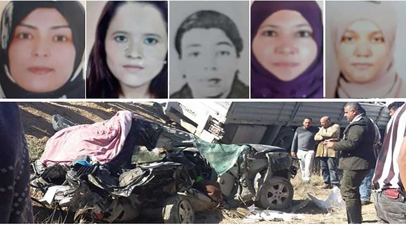 فاجعة في تونس.. وفاة 5 معلمات في حادث مرور بالقصرين
