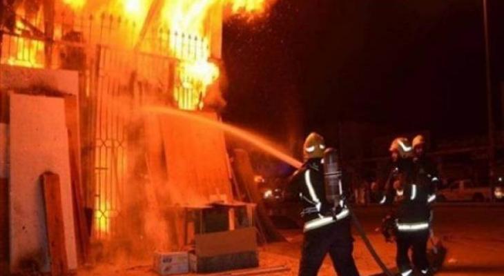 وفاة مواطن بحريق منزل في نابلس
