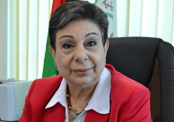 عشراوي تندد إغلاق الاحتلال مؤسسات في القدس والتحضير لضم الأغوار
