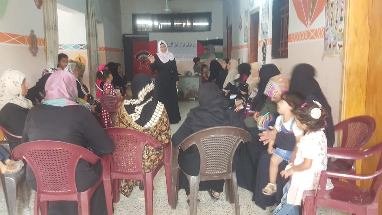 رفح: اللجنة الاجتماعية لاتحاد لجان العمل النسائي تنظم ورشة تثقيفية حول الزواج المبكر
