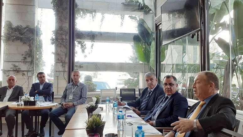 إطلاق فعاليات يوم المنتج الفلسطيني خلال لقاء الاعلامين
