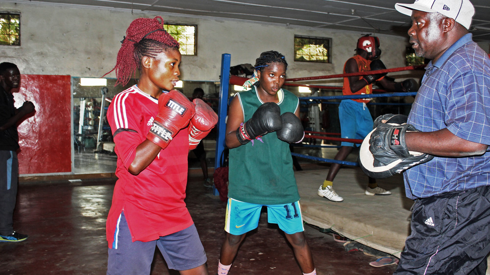 Zambia's rising queens of the boxing ring