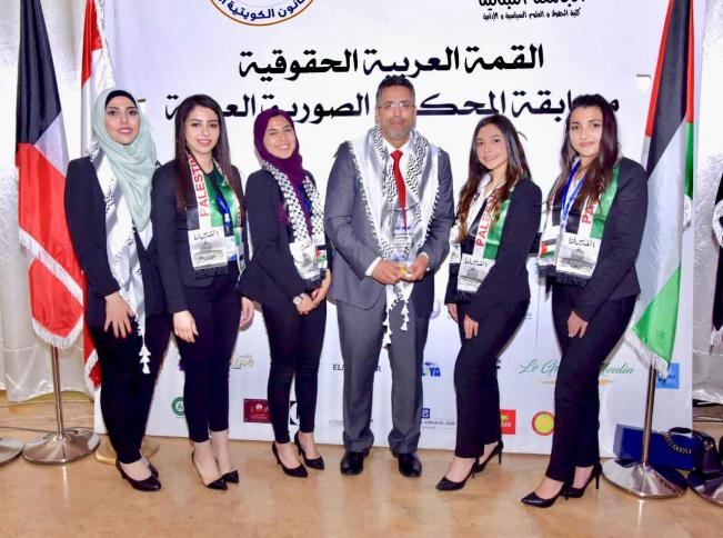 جامعة بيرزيت تفوز بمسابقة المحكمة الصورية العربية في لبنان