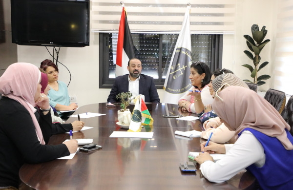 النائب العام يلتقي بوفد من منتدى المنظمات الأهلية الفلسطينية لمناهضة العنف ضد المرأة