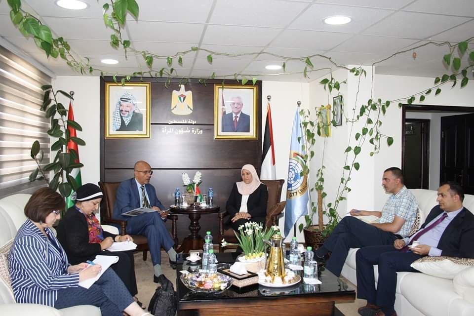 وزيرة المرأة.. تبحث سبل التعاون مع برنامج الأمم المتحدة الإنمائي
