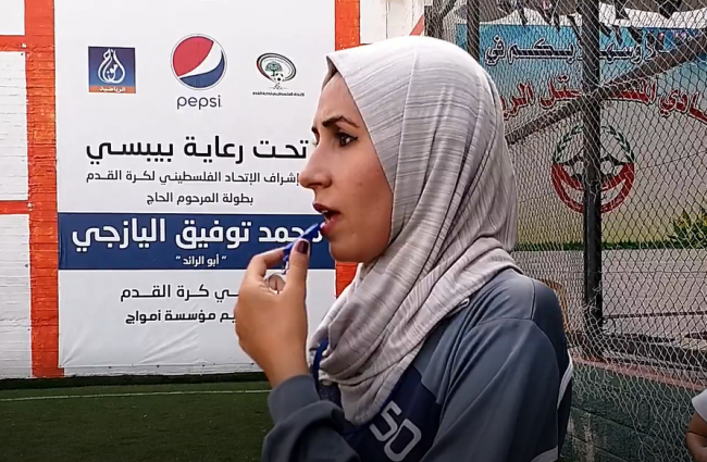 هناء مهدي..  أول مدربة لكرة القدم في قطاع غزة (صوت)!
