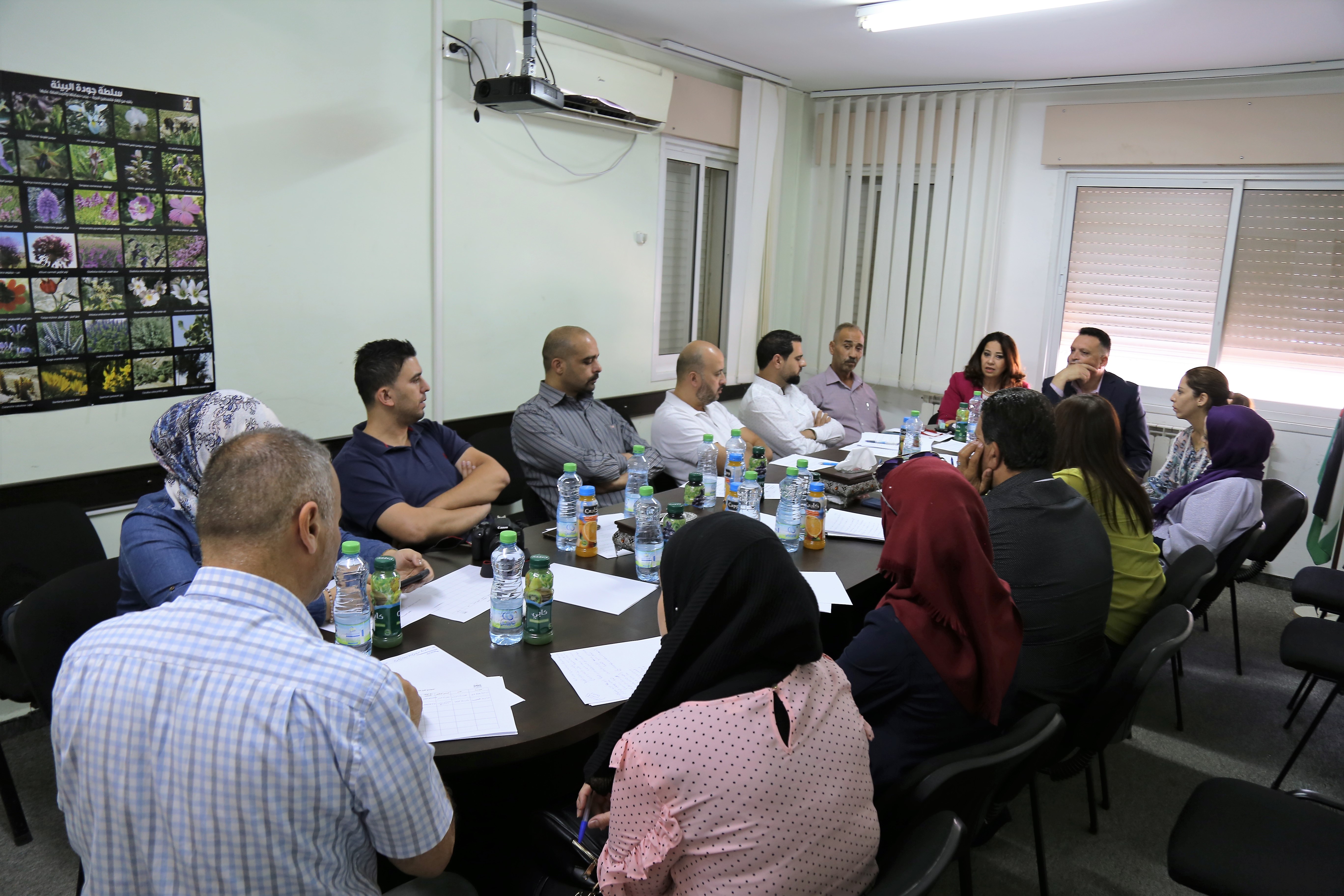 سلطة جودة البيئة ونقابة الصحفيين تعقدان الاجتماع التأسيسي لشبكة الاعلاميين البيئيين الفلسطينيين

