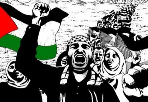 الشبكة العالمية للاجئين تنظم مسيرة في قرية وادي فوكين بيت لحم بذكرى يوم الأرض