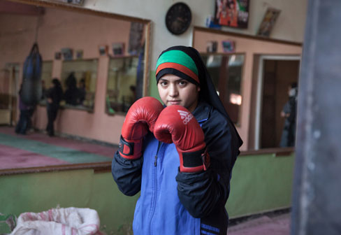 Photos show Afghan women who are boxing, rapping, and breaking all manner of tradition - Determined and irreverant women are dreaming big, and entering fields once reserved only for men