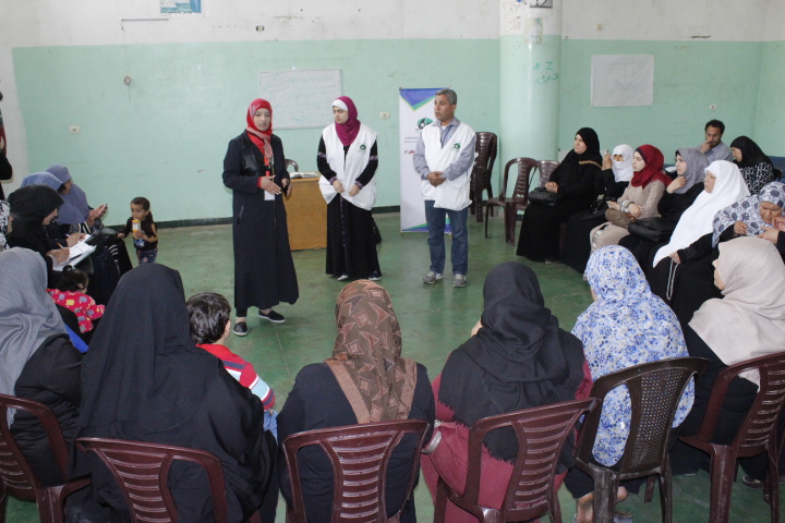 جمعية المرأة العاملة تنفذ اشراف ومتابعة مشروع " اشراف الأقران والدعم النفسي والاجتماعي "
