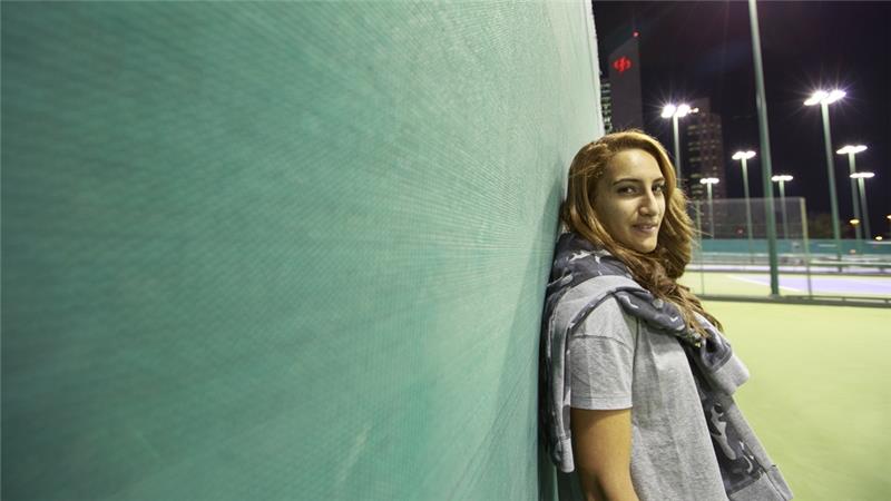 Oman's top female tennis player breaks barriers